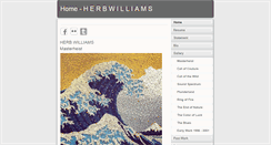 Desktop Screenshot of herbwilliamsart.com